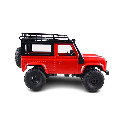 Carro Mnmodel 1/12 Jeep Land Rover com Faróis Vermelho MN-91