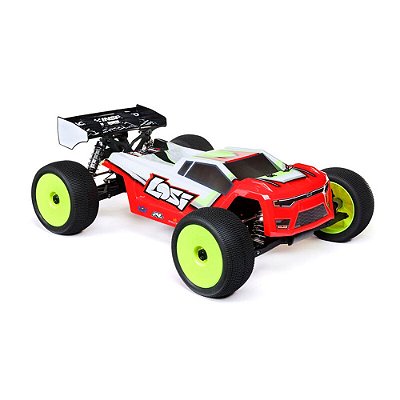 Carro Losi 1/8 8IGHT-XTE 4S 4WD BLX Race Truggy Clear Los04020