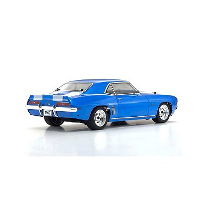 Carro Kyosho 1/10 Fazer MK2 1969 Camaro Z/28 4WD Azul 34418t1c