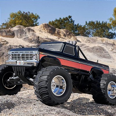 Carro FMS 1/10 Ford F100 Truck 2WD RTR Preto Fms11023rtrbk
