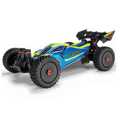 Carro Arrma 1/8 Typhon Mega 665 4WD Buggy Azul Ara4206v4t1