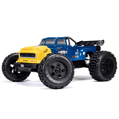 Carro Arrma 1/8 Notorious 6S 4WD BLX Stunt Azul Ara8611v6t2