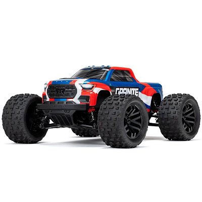 Carro Arrma 1/18 Granite Grom Mega 380 4WD RTR Azul Ara2102t1
