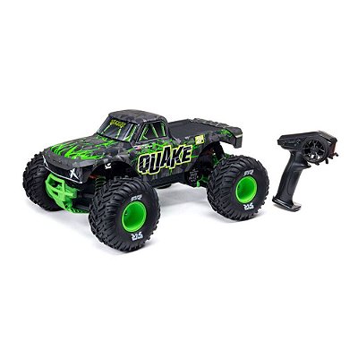 Carro Arrma 1/10 Quake 223S 2WD BLX Monster Truck Verde Ara3537t2