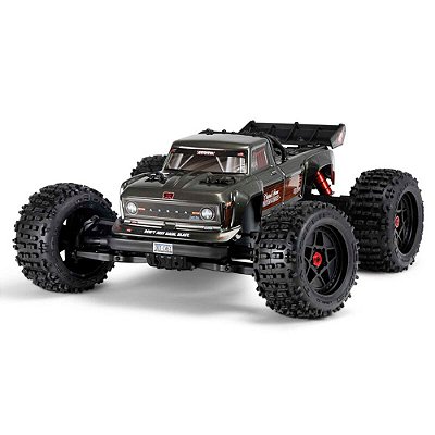 Carro Arrma 1/10 Outcast 4S 4WD BLX Gunmetal Cinza Ara4410v2t3