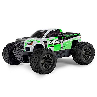 Carro Arrma 1/10 Granite Mega 665 4WD Monster Verde Ara4202v4t1