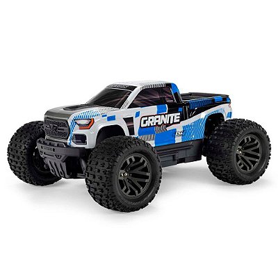 Carro Arrma 1/10 Granite Mega 665 4WD Monster Azul Ara4202v4t2