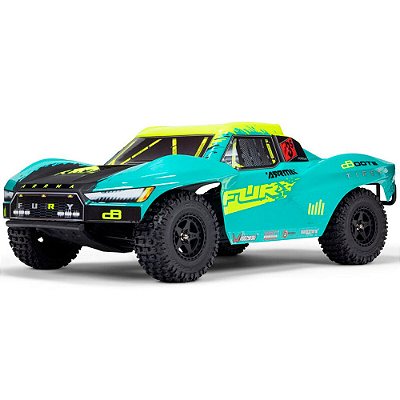 Carro Arrma 1/10 Fury 223S DSC 2WD BLX Short Course Verde Ara3521t2