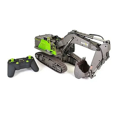 Cargadora RC Huina 1/14 Metal Verde 1593