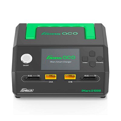 Carregador Gens ACE Imars D1000 g-Tech Smart Dois Canais AC 1000W