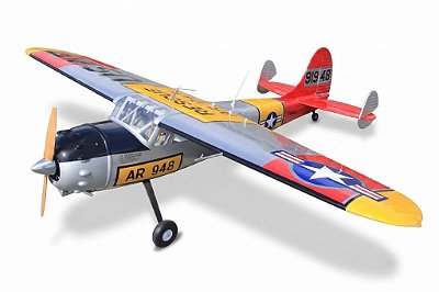 Aviao Seagull Cessna 195 35-40 90" ARF Vermelho Sea409.usaf