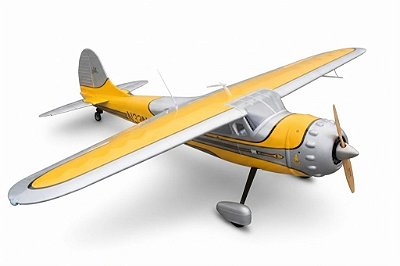 Aviao Seagull Cessna 195 35-40 90" ARF Amarelo Sea409