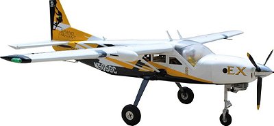 Aviao Seagull Cessna 208 Grand Caravan EX 85" 35-40 ARF Amarelo Sea362