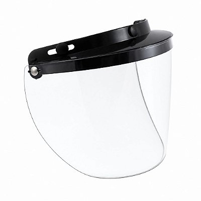 David Clark Helmet Visor 3-Snap Clear Flip Shield 02-205