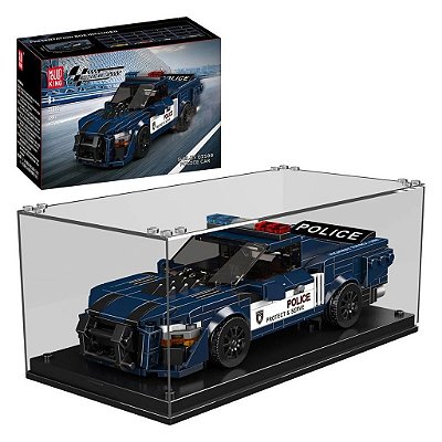 Blocos de Montar Mould King Shelby GT500 Police Car 489 Peças