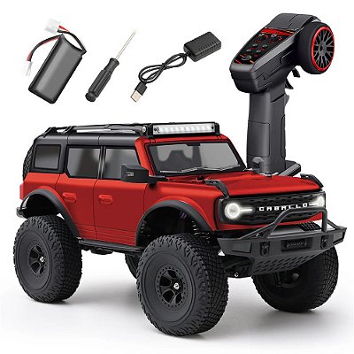 Carro Wltoys 1/18 Jeep Caballo 9KM 4WD Metallic RED 184023