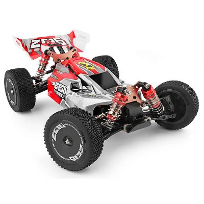 Carro Wltoys 1/14 Buggy Driving 60KM RED (carbon Fiber) 144012