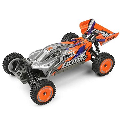 Carro Wltoys 1/12 Racing Match 55KM 4WD Laranja 124010