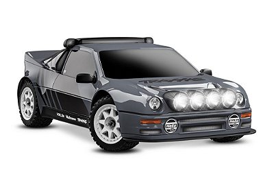 Carro Traxxas Mini Rally VXL Ford RS200 RTR Gris