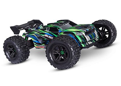Carro Traxxas 1/8 Sledge BLX 6S 4WD TQI Belted Green