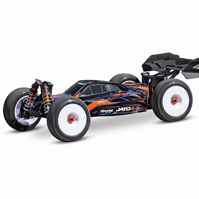 Carro Traxxas 1/8 Jato 4WD VXL-4S Laranja 90386-4