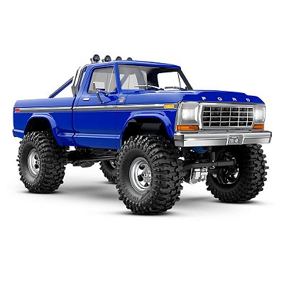 Carro Traxxas 1/18 TRX-4M Ford f-150 Crawler 4WD TQ Blue 97044-1