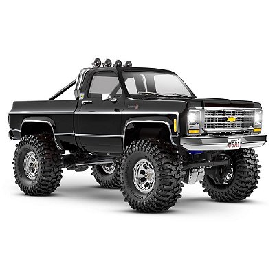 Carro Traxxas 1/18 TRX-4 Cheyenne 79 K10 Crawler RTR TQ BLK 97064-1