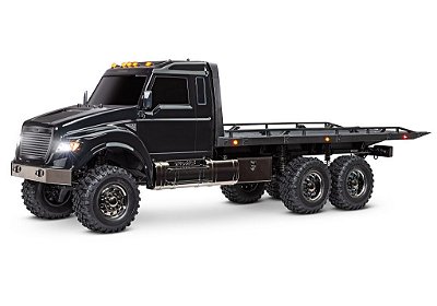 Carro Traxxas 1/10 TRX-6 Ultimate RC Hauler 6WD TQI Black