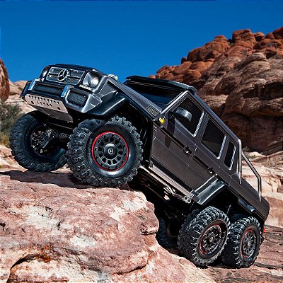 Carro Traxxas 1/10 TRX-6 Mercedes-Benz g 63 TQI Gray 88296-4