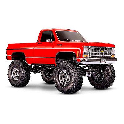 Carro Traxxas 1/10 TRX-4 Cheyenne 79 K10 Crawler TQI RED 92056-4