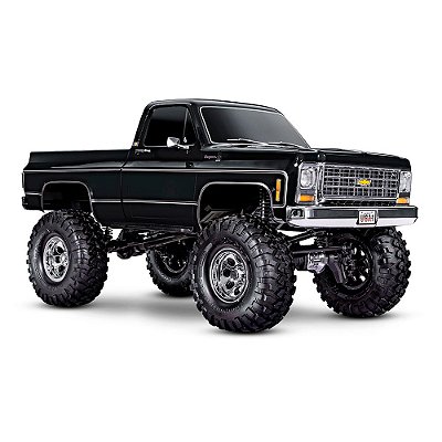 Carro Traxxas 1/10 TRX-4 Cheyenne 79 K10 Crawler TQI Black 92056-4