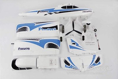Aeromodelo Freewing Pandora 4-IN-1 Blue 1400mm (55") PNP Ft30111p