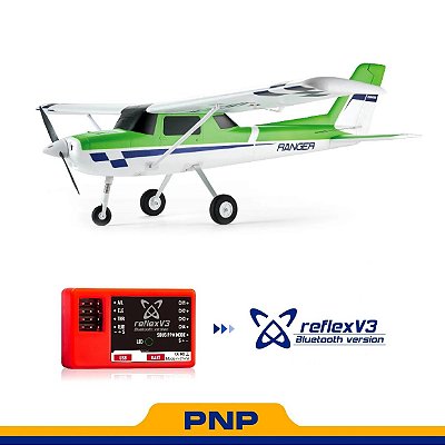 Aeromodelo FMS Ranger EP V2 1220mm PNP Reflex V3 Green Fms147pgn-REFV3