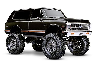 Carro Traxxas 1/10 TRX-4 Blazer 72 K5 Crawler 4WD TQI Black 92086-4