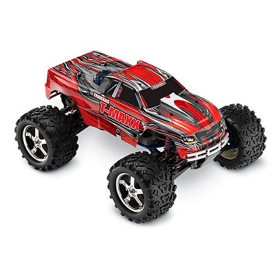 Carro Traxxas 1/10 t-Maxx 3.3 RTR 4WD TSM TQI RED 49077-3