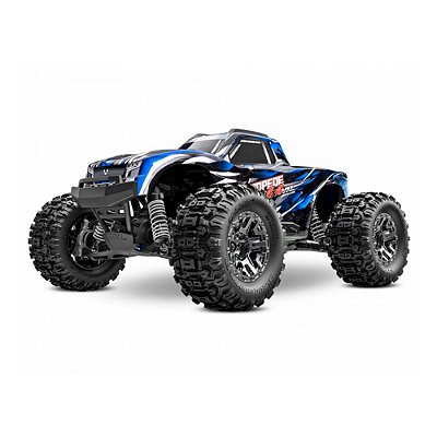 Carro Traxxas 1/10 Stampede VXL 4WD TQI TSM Blue 90376-4