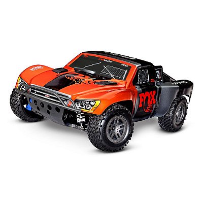 Carro Traxxas 1/10 Slash 4WD BLX 2S TQ FOX 68154-4