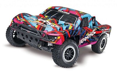 Carro Traxxas 1/10 Nitro Slash RTR 2WD TSM Hawaiian 44056-3