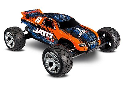 Carro Traxxas 1/10 Jato 3.3 Nitro 2WD Stadium TSM RTR Orange 55077-3