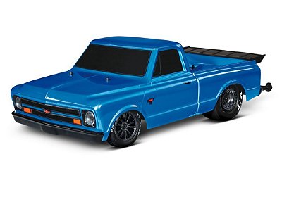Carro Traxxas 1/10 Drag Slash C10 2WD TQI TSM Azul