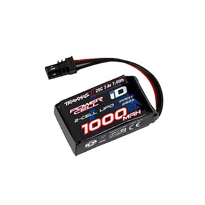 Bateria Traxxas 7.4V 1000mah 2C LIPO (trx-4M) 2822