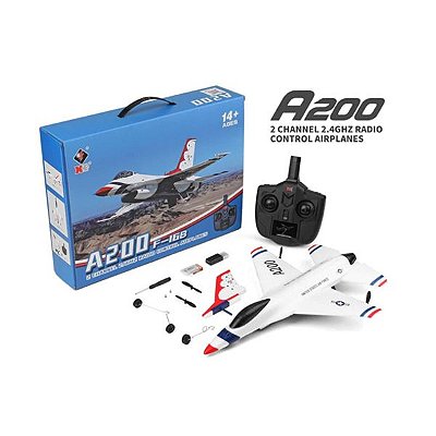 Aviao Wltoys f-16B ASA Fuxa EPP 2CH A200