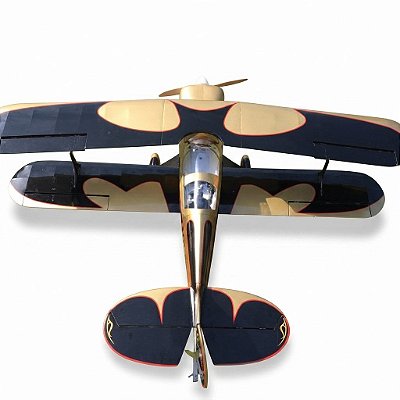 Aviao Seagull Steen Skybolt BI-Plane N250sb 61" Red/black ARF Sea237b