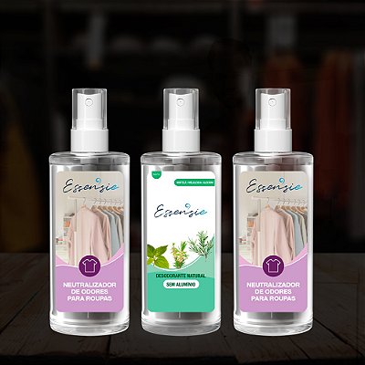 02 Neutralizadores para Roupas + 01 Desodorante 60ml