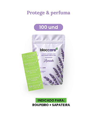 Bloccare Antimofo - 1 pacote x 100 etiquetas Lavanda