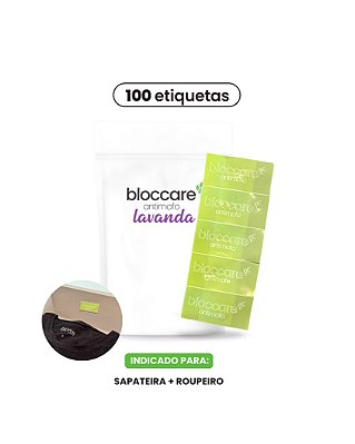 Bloccare Antimofo - 1 pacote x 100 etiquetas Lavanda