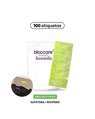 Bloccare Antimofo - 1 pacote x 100 etiquetas Lavanda