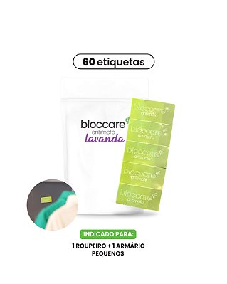 Bloccare Antimofo - 1 pacote x 60 etiquetas Lavanda