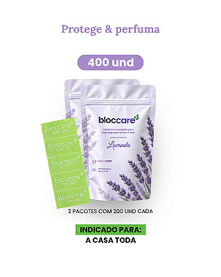 Bloccare Antimofo - Kit de 400 etiquetas Lavanda