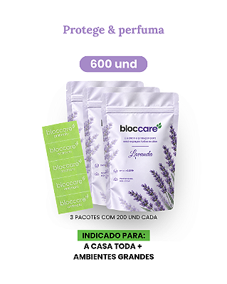Bloccare Antimofo - Kit de 600 etiquetas Lavanda